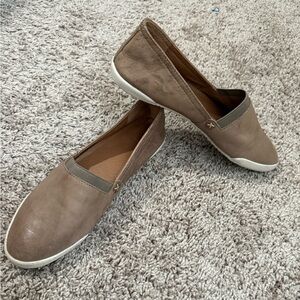 Frye Tan Slip-On Shoes 6.5